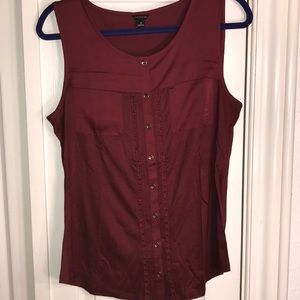 Ann Taylor Red Blouse